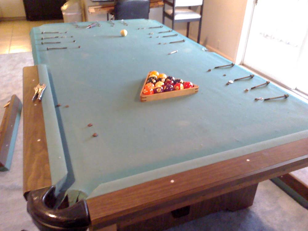 Billiards Forum  1969 Pool Table Assembly