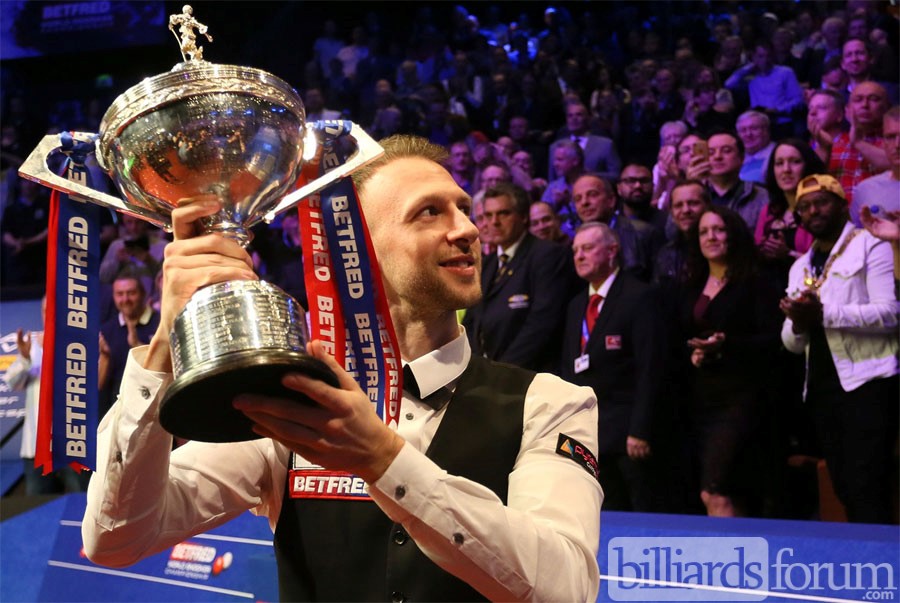 Judd Trump becomes snooker’s 11th member of the Triple Crown club