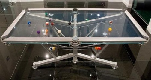Nottage Design glass pool table