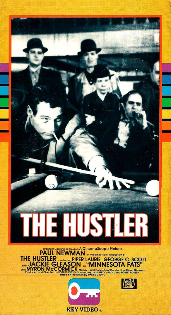Front Cover of The Hustler Movie VHS