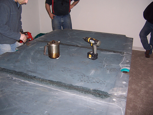 Joining 3 Pool Table Slate Pieces