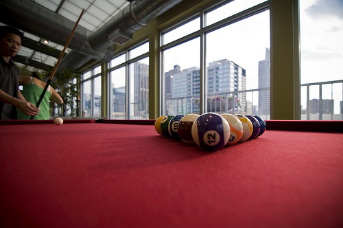 Large Bright Billiard Hall With Great View