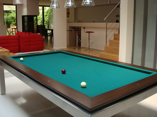 Modern Style Home Billiard Room