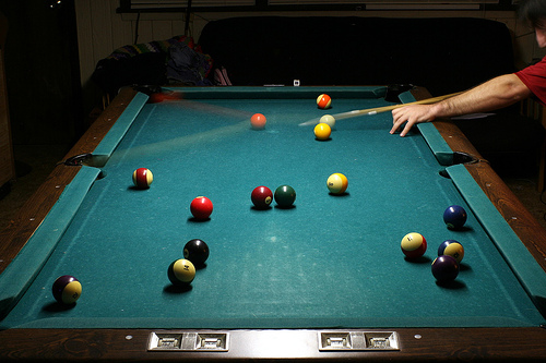 Motion Imagery on Home Billiard Table