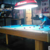 Shooting Pool at Puckett's Billiards of Fort Worth, TX