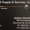 Jessica Mendoza Business Card Sequoia Billiard Supply