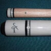 Meucci 21-3 Fact. 2nd Pool Cue Missing Inlays